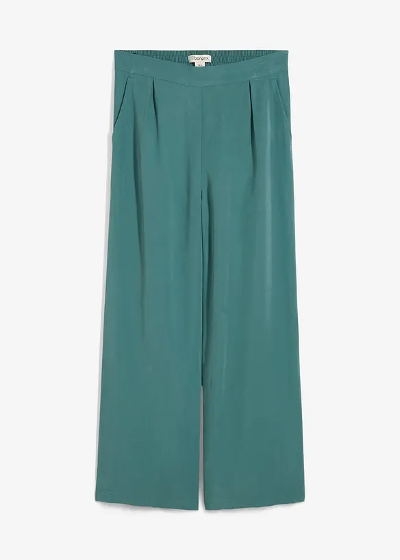 Pantalon raccourci en viscose mélangée, bonprix