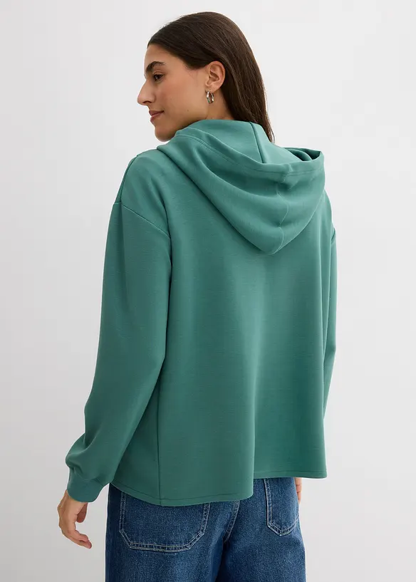 Hoodie mit Kapuze aus softem Viskose-Mix, bonprix
