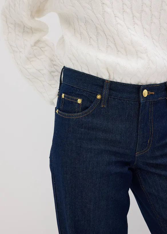 Jean large taille mi-haute, bonprix