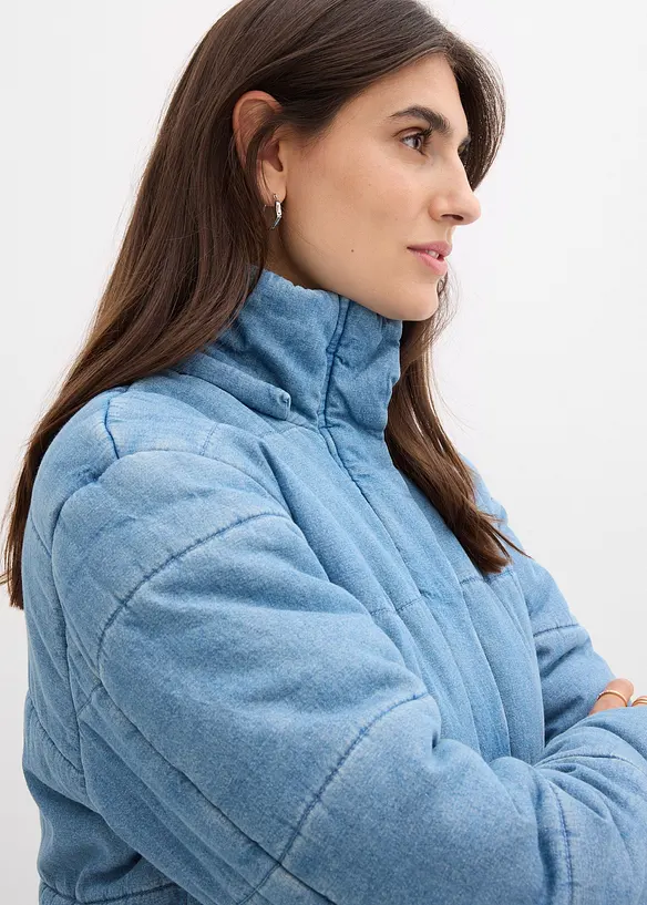 Steppjacke aus Denim, bonprix