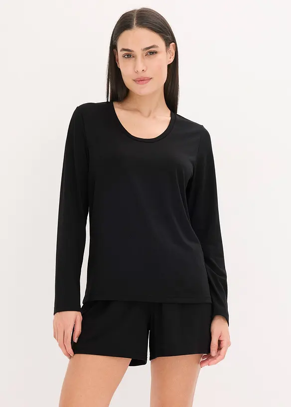 Pyjashort en matière légère et douce, bonprix