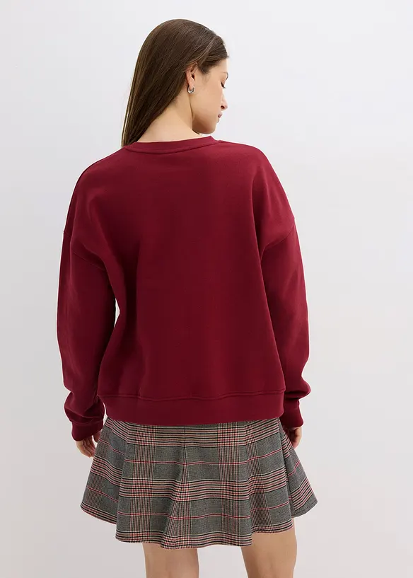 Sweat-shirt oversize 100% coton, bonprix