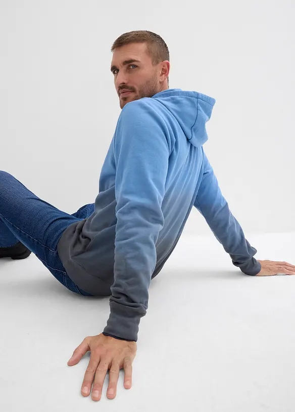 Kapuzen-Sweatshirt aus reiner Baumwolle, bonprix