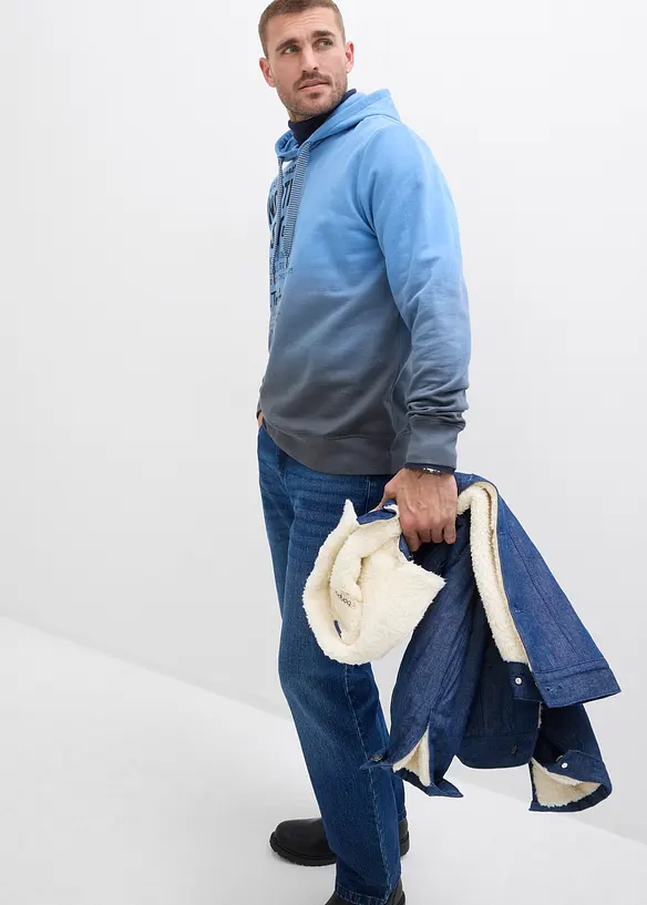 Kapuzen-Sweatshirt aus reiner Baumwolle, bonprix