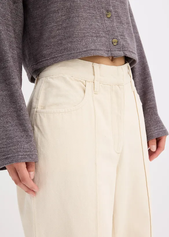 Pantalon en twill 100% coton, bonprix