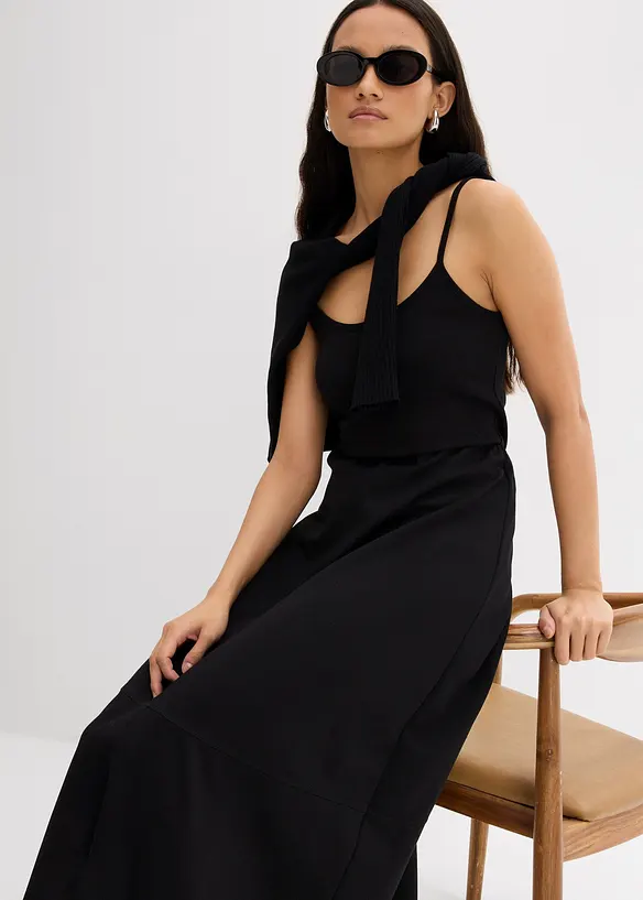 Jupe midi en jersey milano, bonprix
