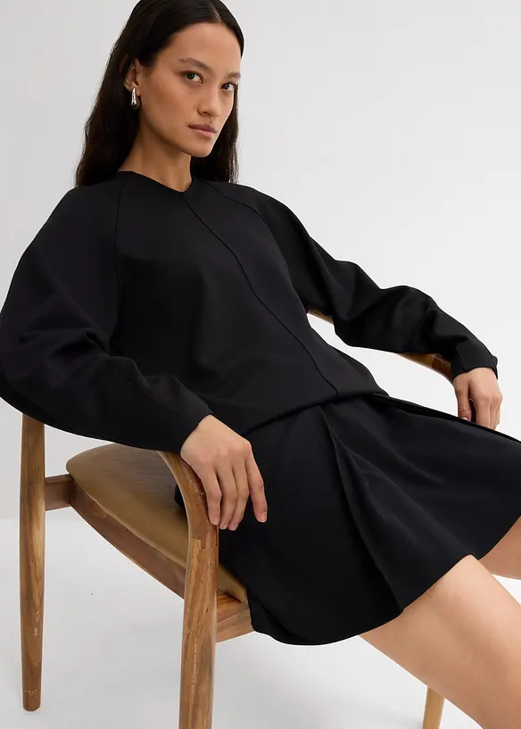 T-shirt manches longues confortable en jersey milano, bonprix