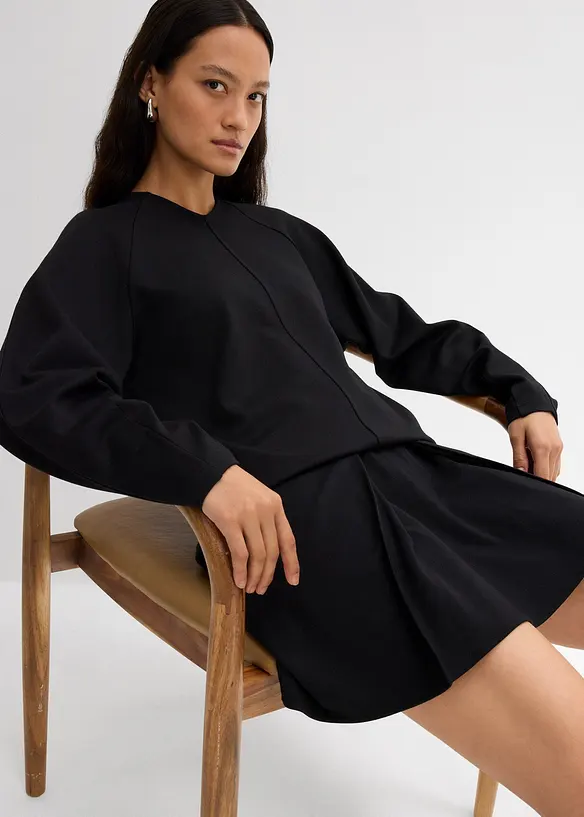 T-shirt manches longues confortable en jersey milano, bonprix