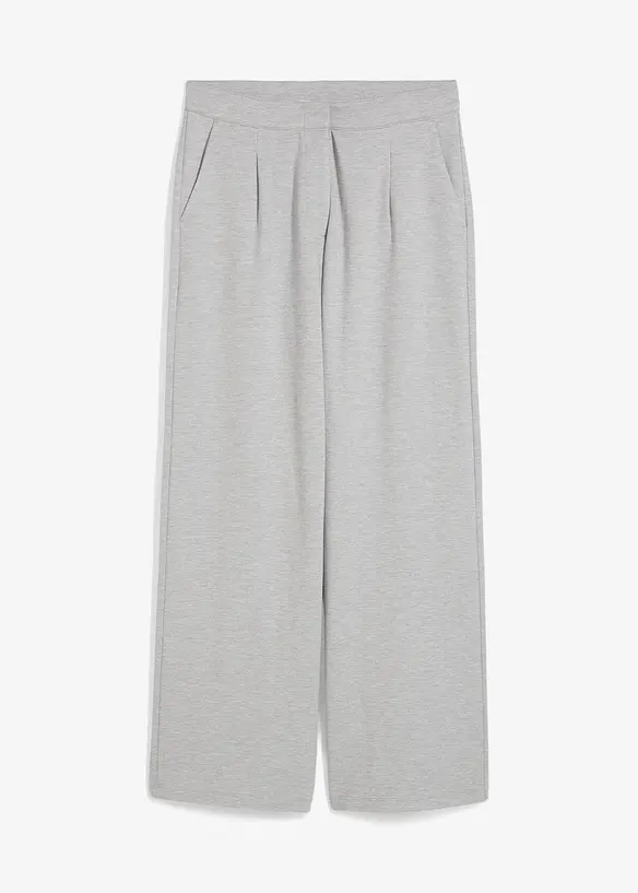 Relaxte Hose mit weitem Bein aus Viskose-Mix, bonprix