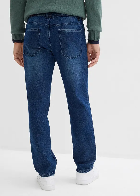 Jean droit extensible, loose, bonprix