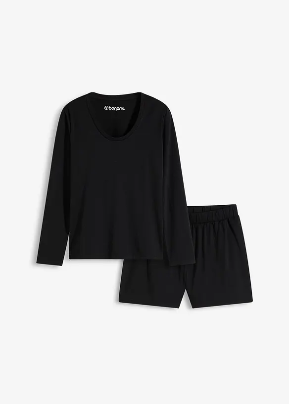 Pyjashort en matière légère et douce, bonprix