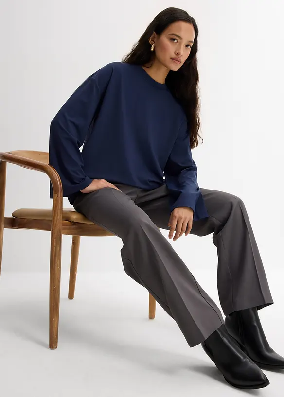 Longshirt aus fließender Qualität, bonprix