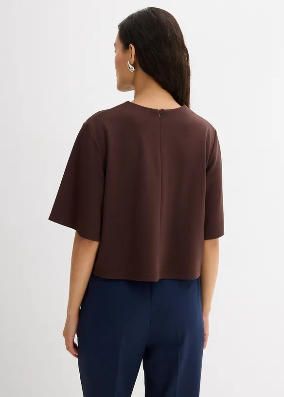 T-Shirt aus bequemen Punto di Roma, bonprix