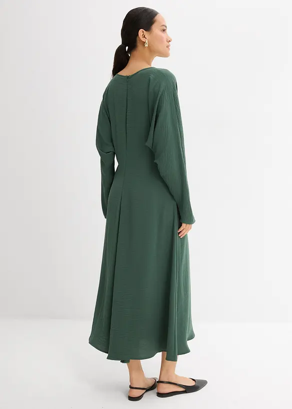 Drapiertes Midikleid, bonprix