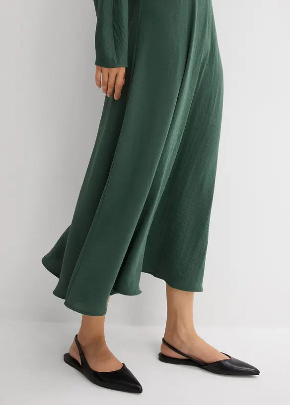 Drapiertes Midikleid, bonprix