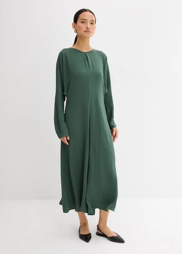 Drapiertes Midikleid, bonprix