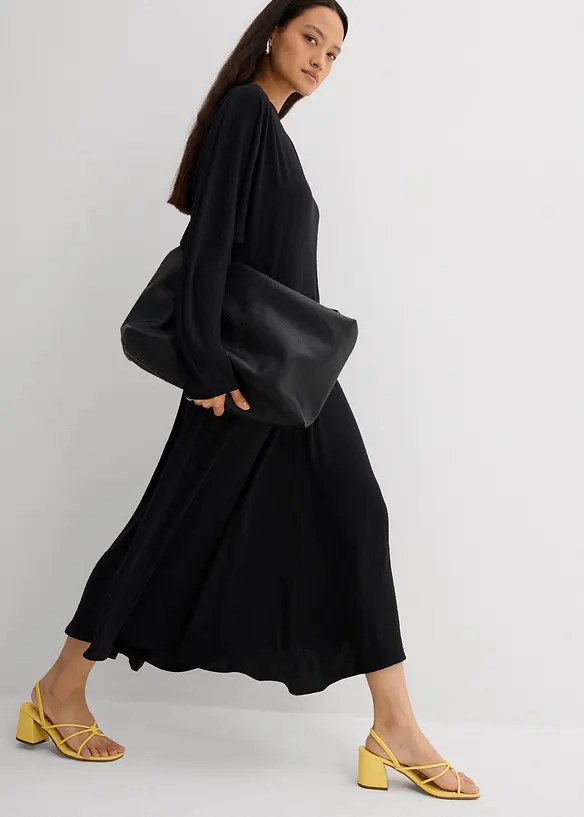 Drapiertes Midikleid, bonprix