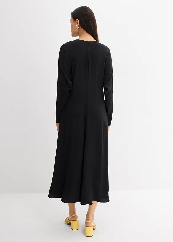 Drapiertes Midikleid, bonprix