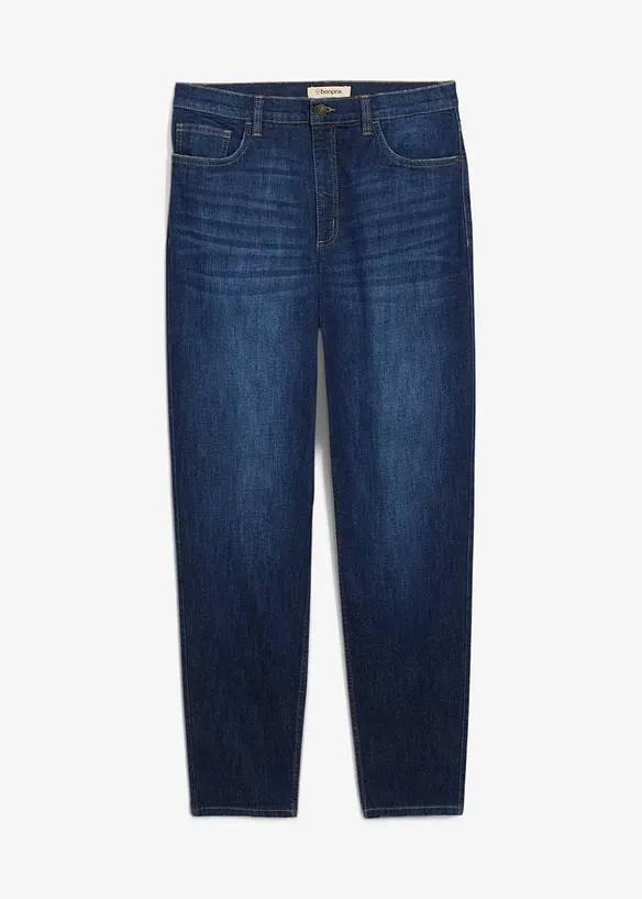 Jean mom taille haute, cropped, bonprix