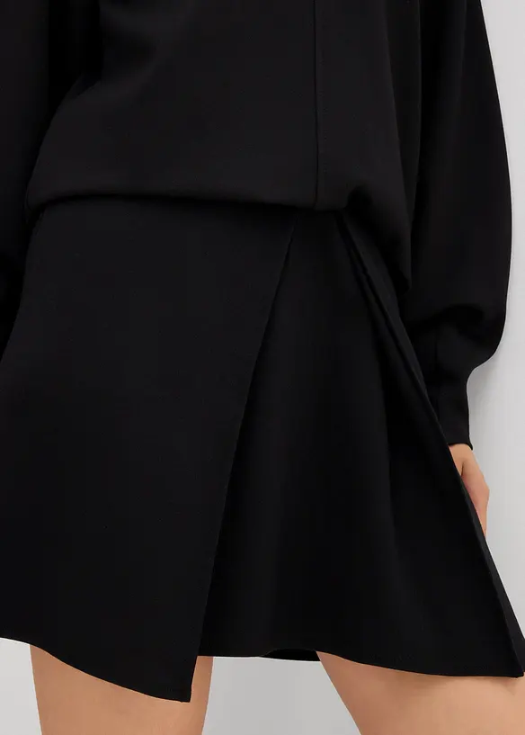 Mini-jupe confortable en jersey milano, bonprix