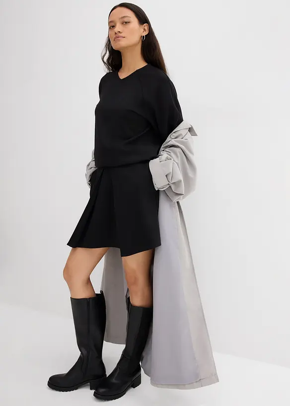 Mini-jupe confortable en jersey milano, bonprix