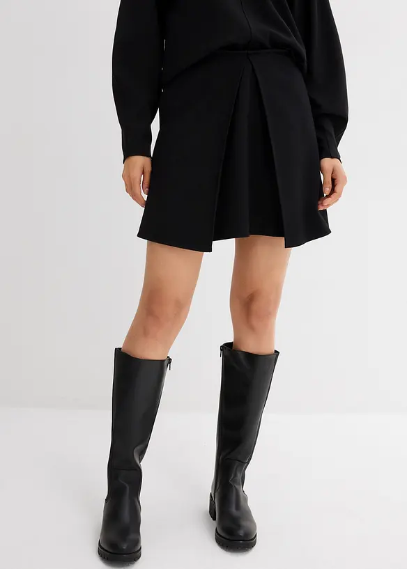 Mini-jupe confortable en jersey milano, bonprix