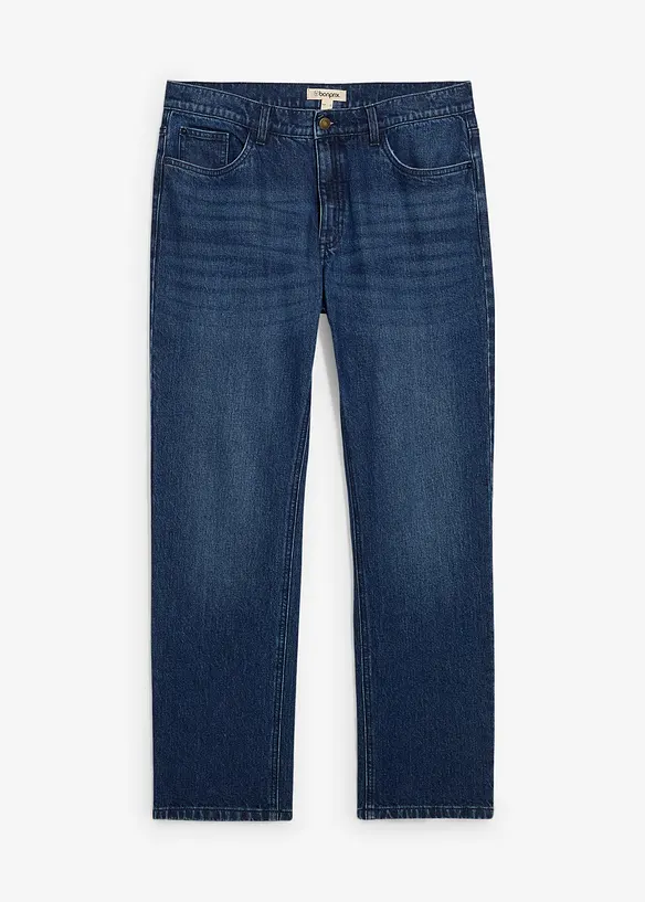Jean droit extensible, loose, bonprix