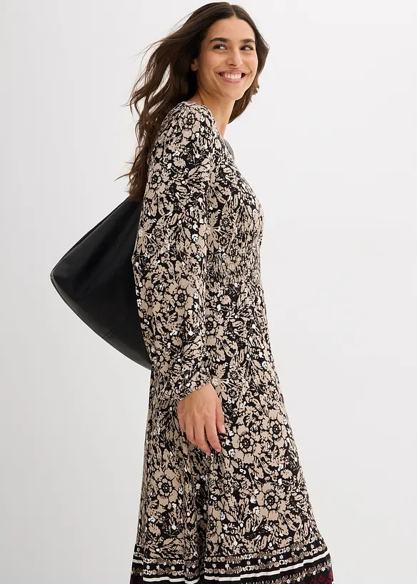 Maxikleid aus softem Viskose-Elasthan-Mix, bonprix