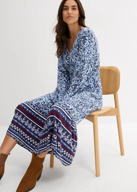 Maxikleid aus softem Viskose-Elasthan-Mix, bonprix
