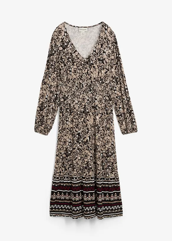 Maxikleid aus softem Viskose-Elasthan-Mix, bonprix