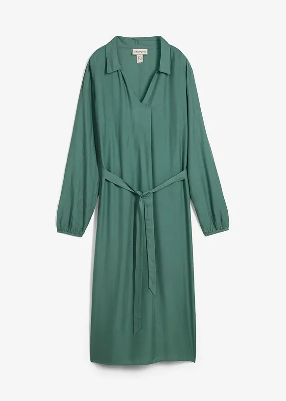 Midikleid aus fließender Viskose, bonprix