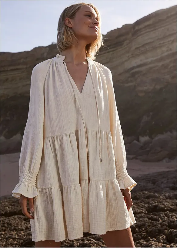 Musselin-Kleid, bonprix