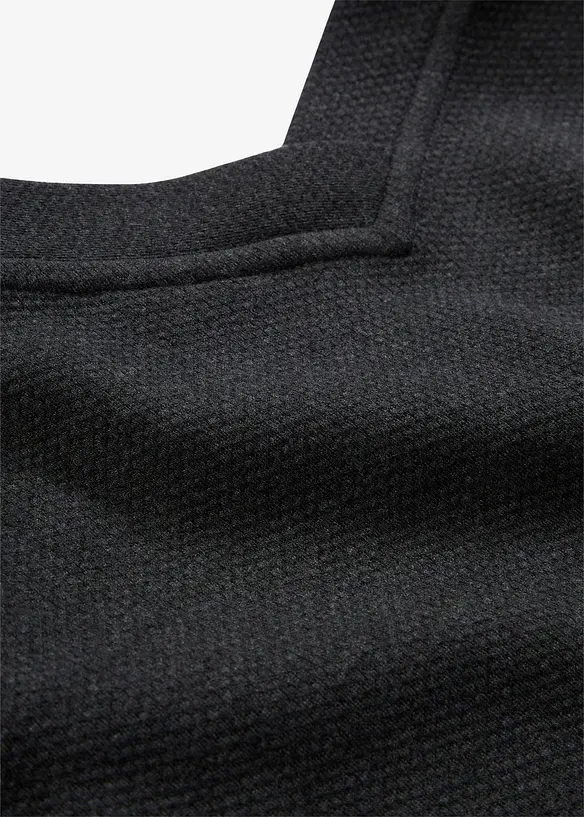 Long gilet molletonné en coton mélangé, bonprix