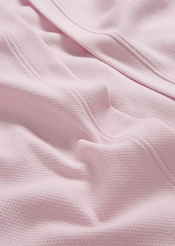 Long gilet molletonné en coton mélangé, bonprix