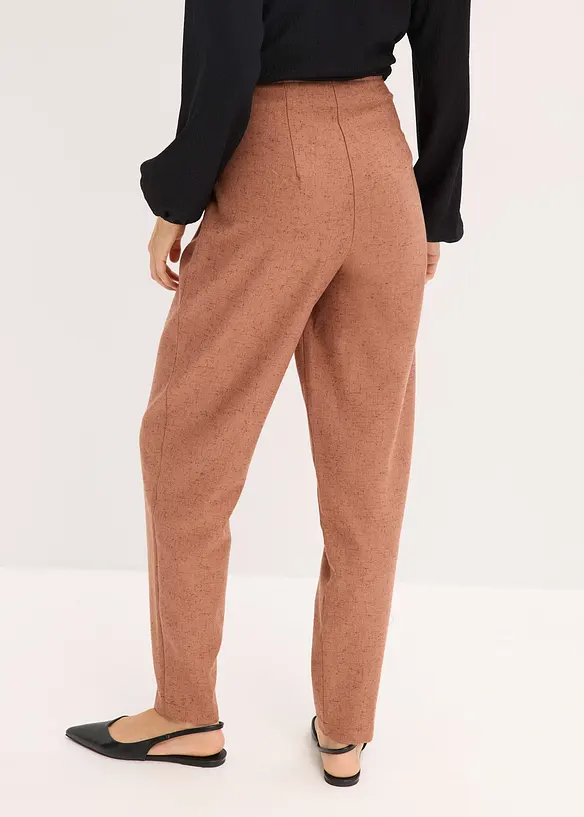 Pantalon aspect laine, bonprix