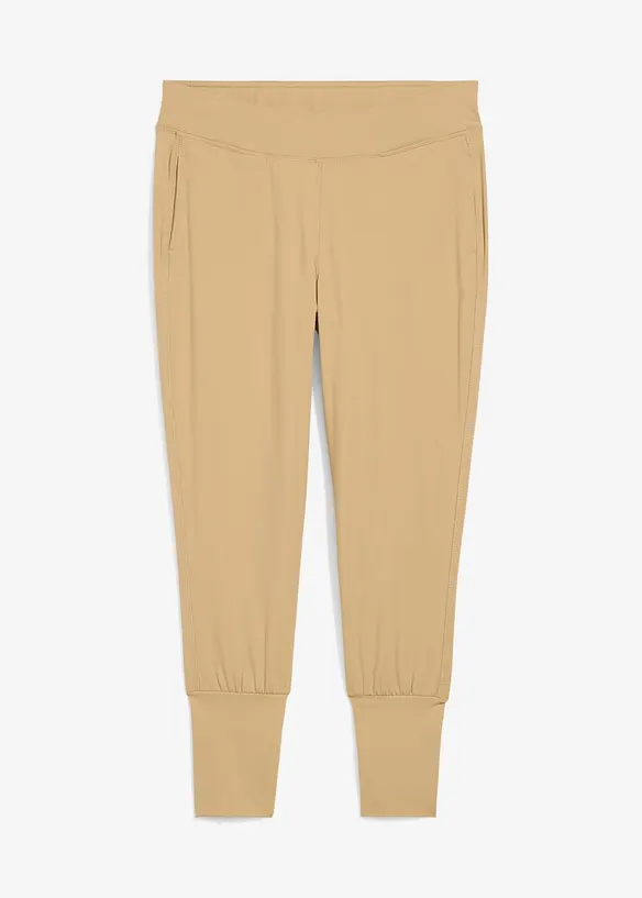 Pantalon sarouel ultra-doux, longueur 3/4, bonprix