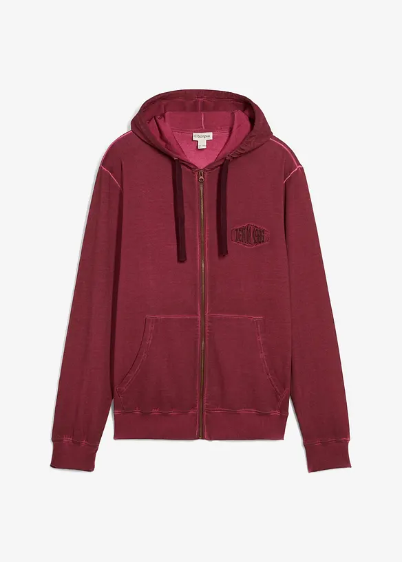Sweat zippé à capuche, bonprix