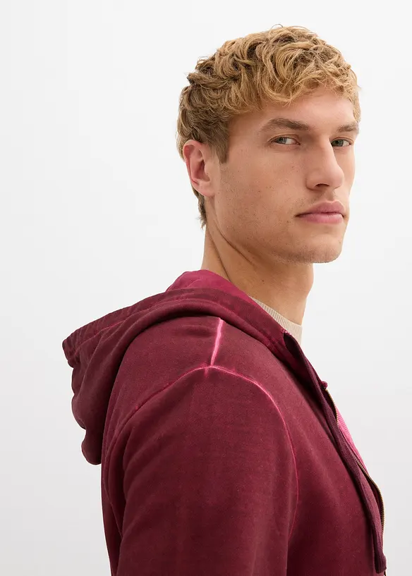 Sweat zippé à capuche, bonprix