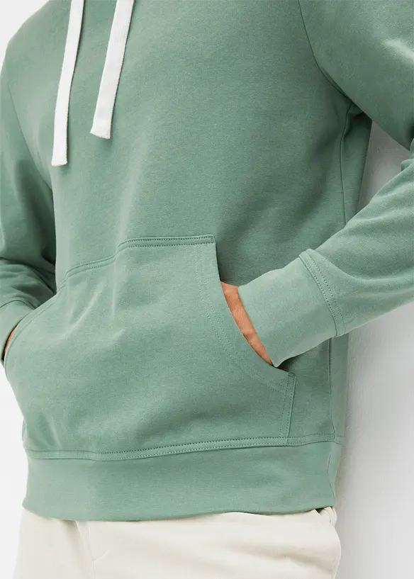 Sweat à capuche 100% coton, bonprix