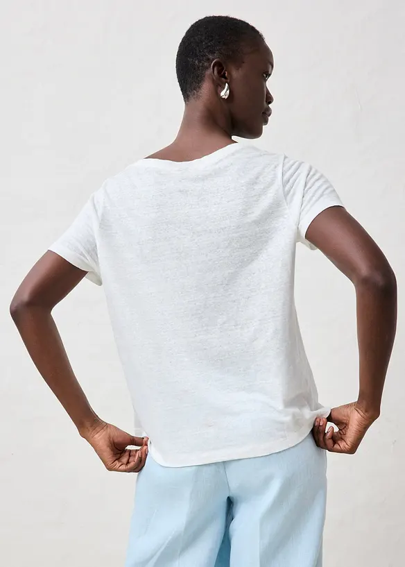 Shirt aus reinem Leinen, bonprix
