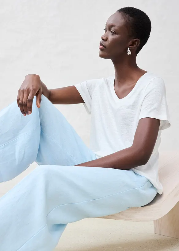 Shirt aus reinem Leinen, bonprix