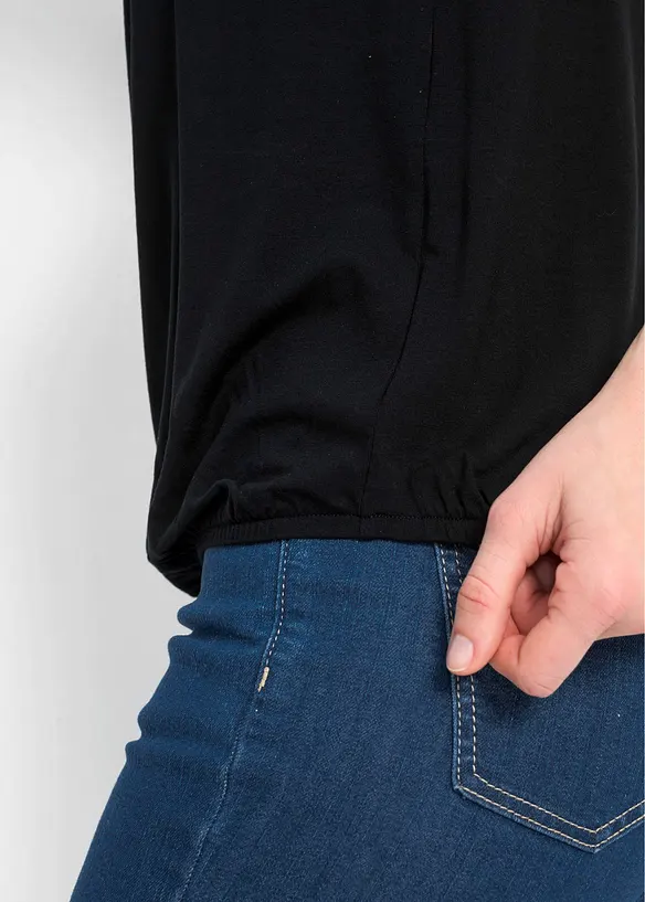 Top en viscose extensible mélangée, bonprix