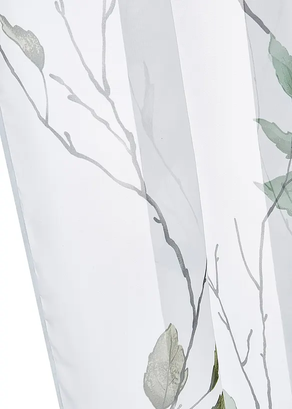 Gardine aus leichtem Voile (1er Pack), bonprix