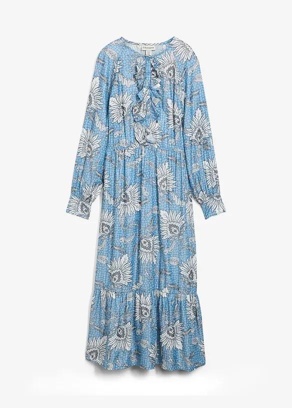 Maxikleid aus feinem Viskose-Mix, bonprix
