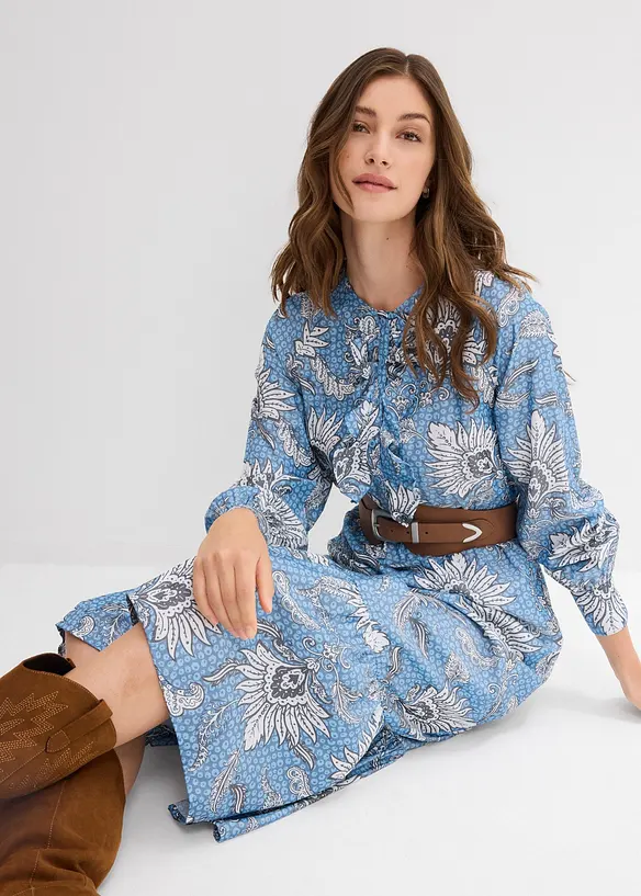 Maxikleid aus feinem Viskose-Mix, bonprix