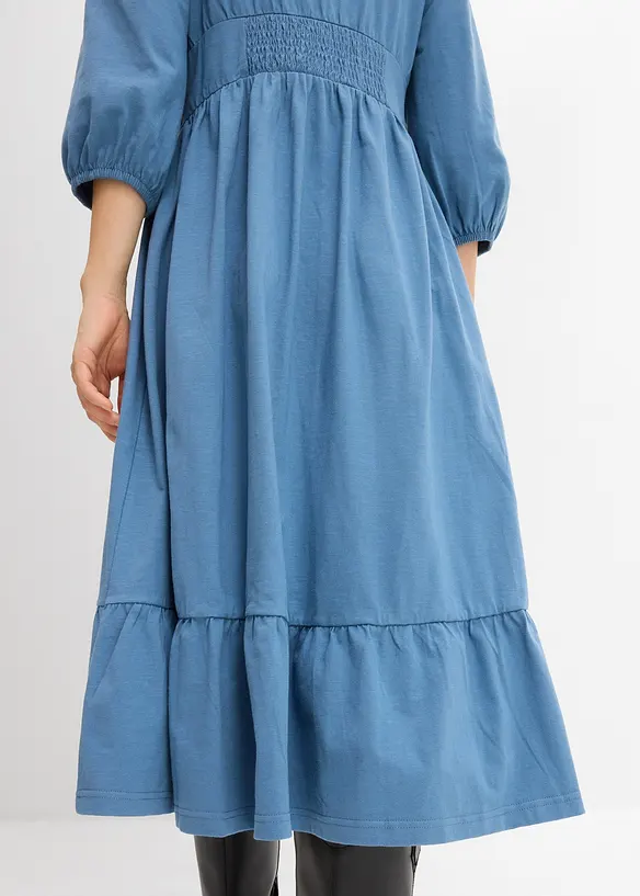 Jerseykleid aus reiner Baumwolle, bonprix