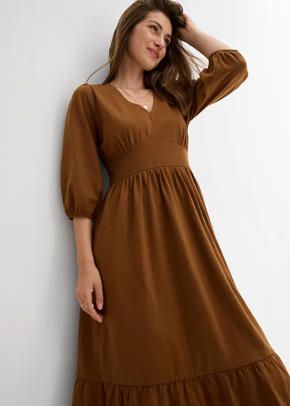 Jerseykleid aus reiner Baumwolle, bonprix