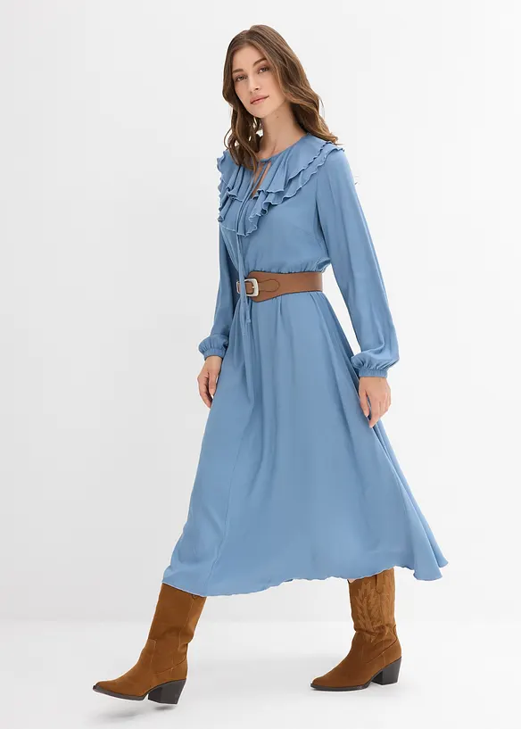 Maxikleid aus fließender Viskose, bonprix