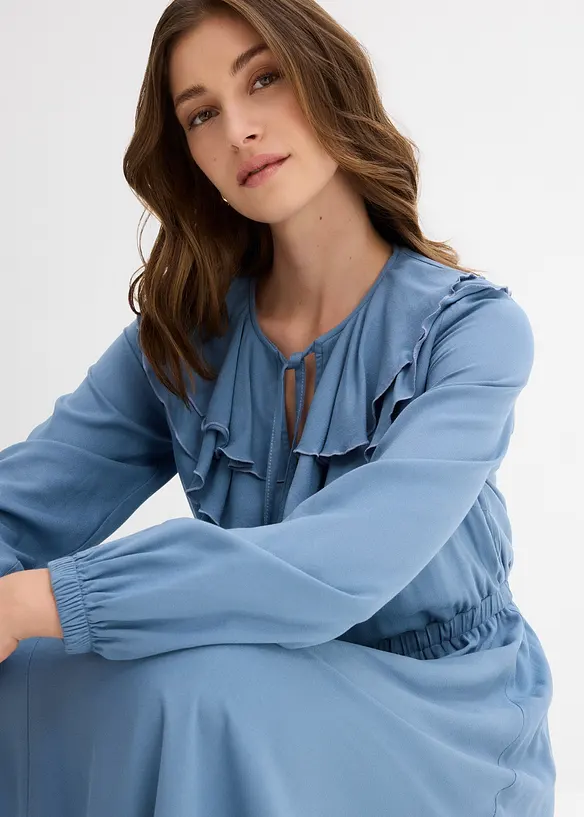 Maxikleid aus fließender Viskose, bonprix