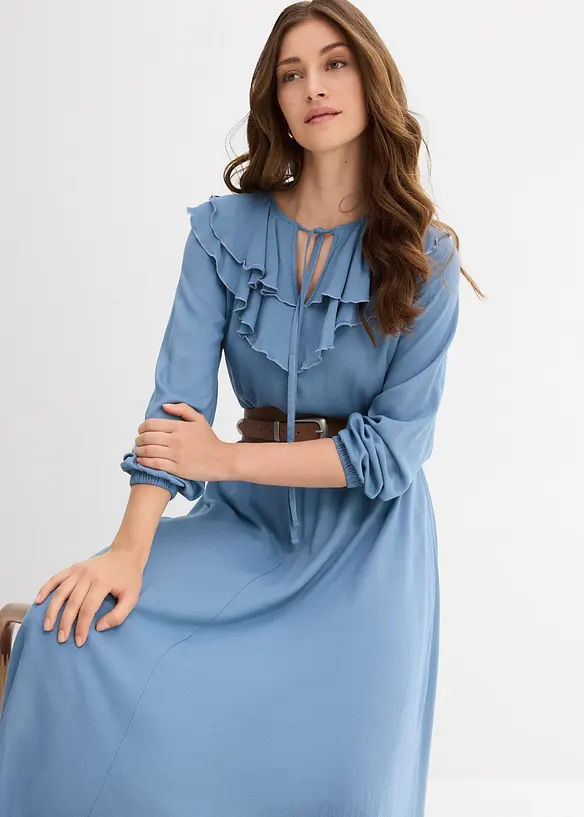 Maxikleid aus fließender Viskose, bonprix